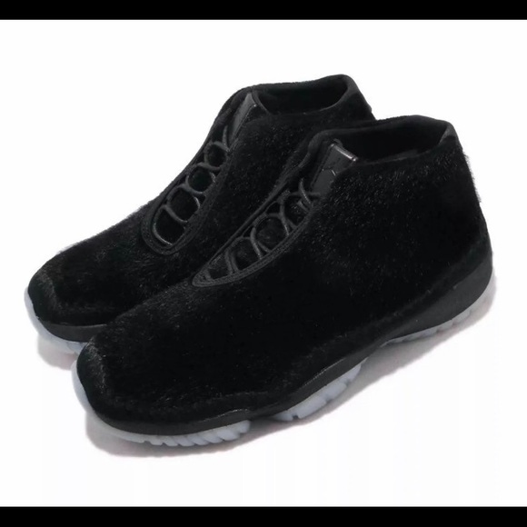 NEW Nike Womens Air Jordan Future Black SUEDE - Picture 5 of 7